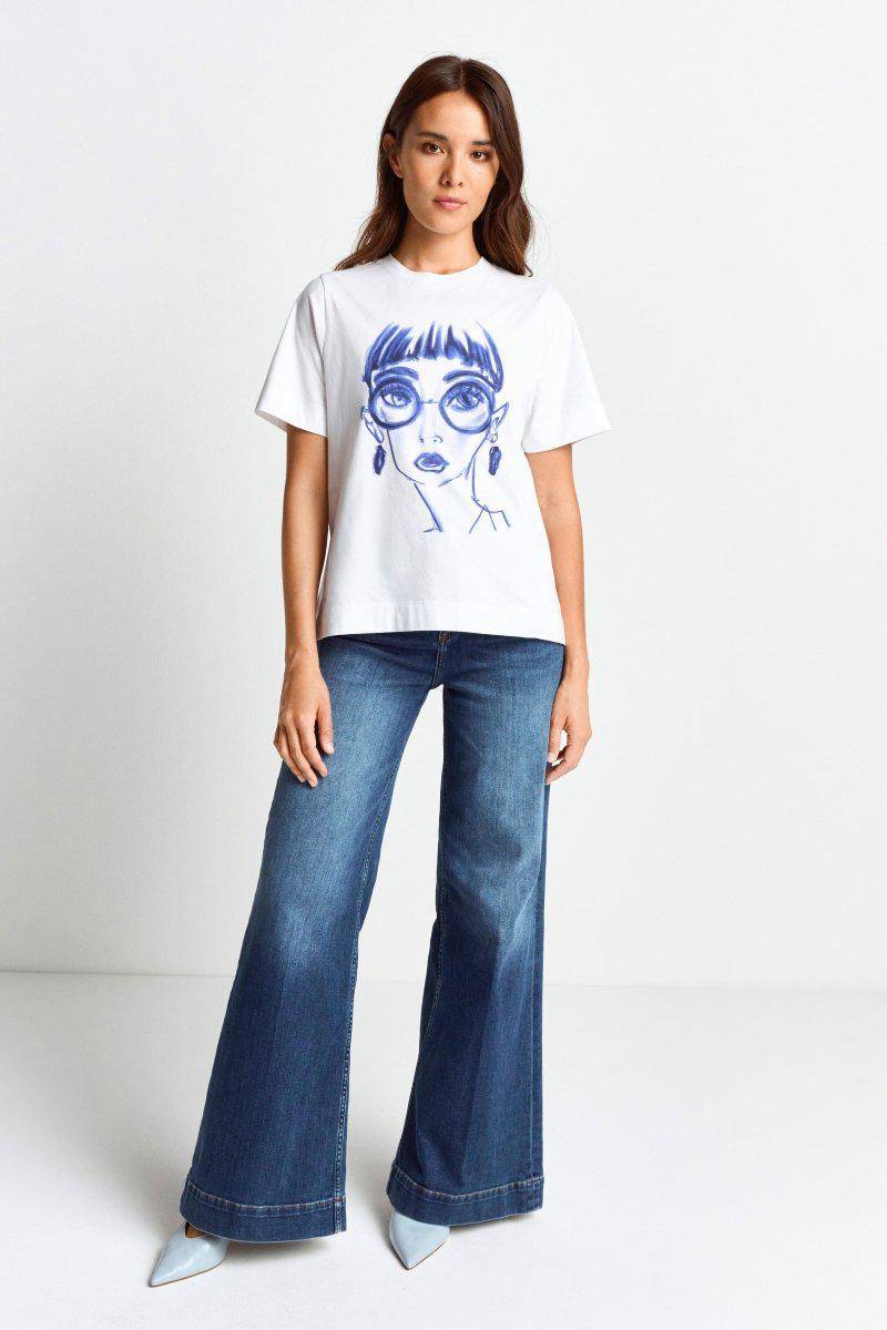 Eich & Royal T-Shirt mit Fashion-Print Bis zu 65% Rabatt