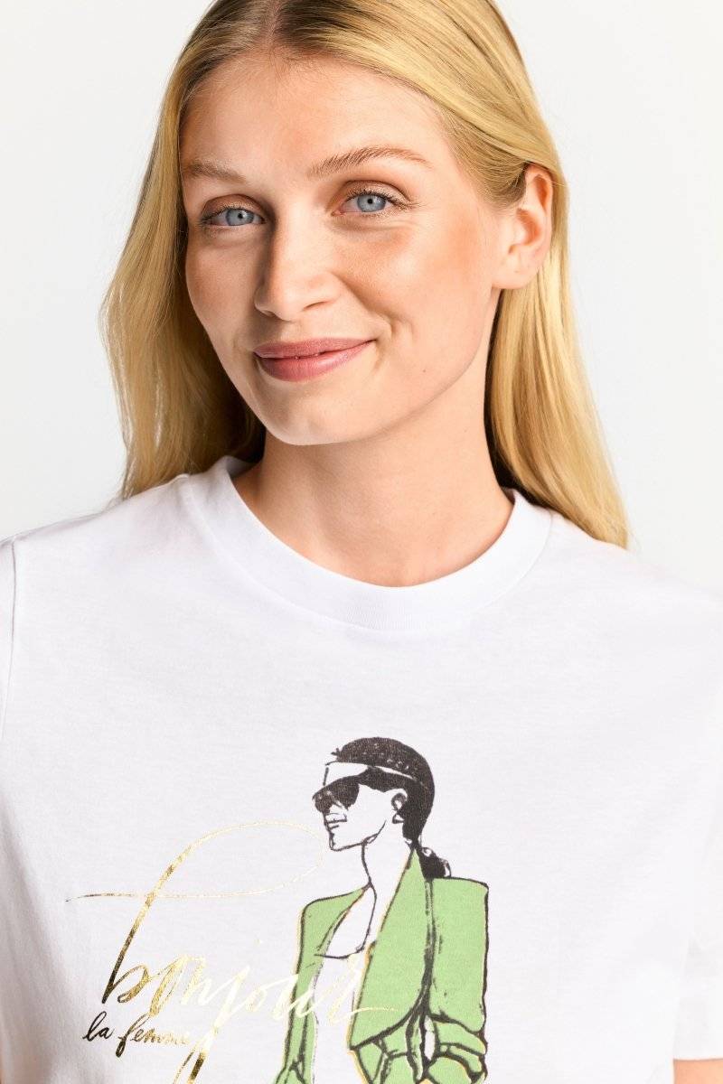 Eich & Royal T-Shirt mit Illustrations-Print Black Friday