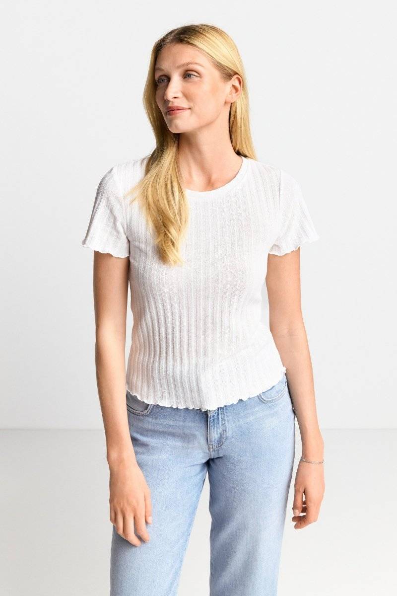 Eich & Royal Figurbetontes Rib-Shirt Jubiläumsangebot