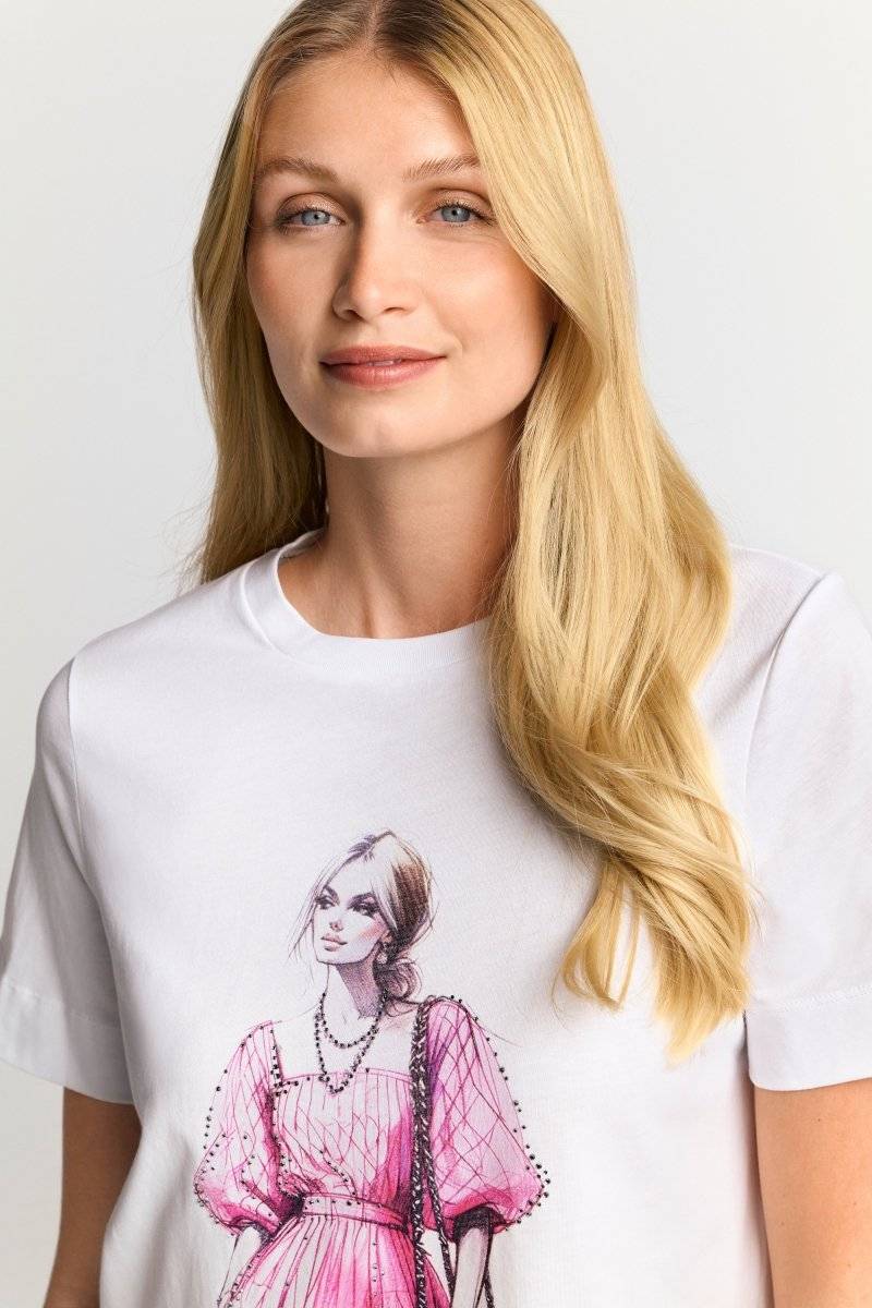 Eich & Royal T-Shirt mit Strassverzierung Top Angebot