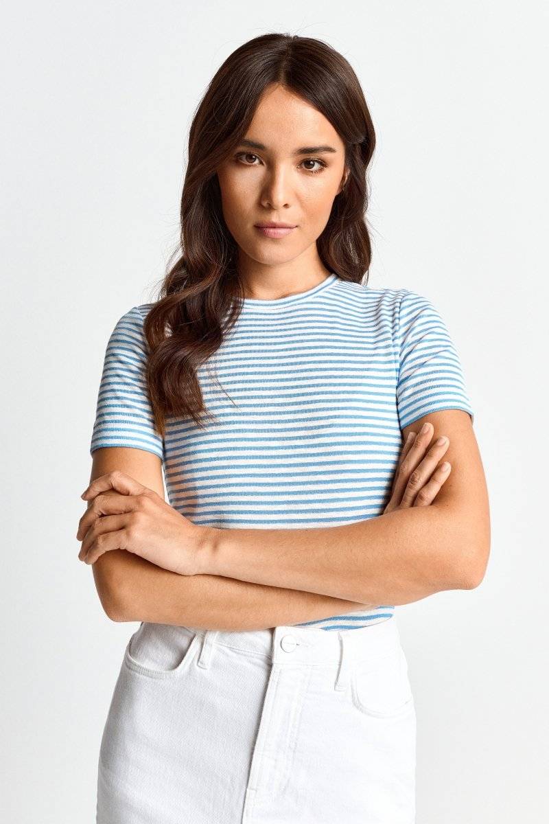 Eich & Royal T-Shirt mit Metallfäden Tägliche Deals