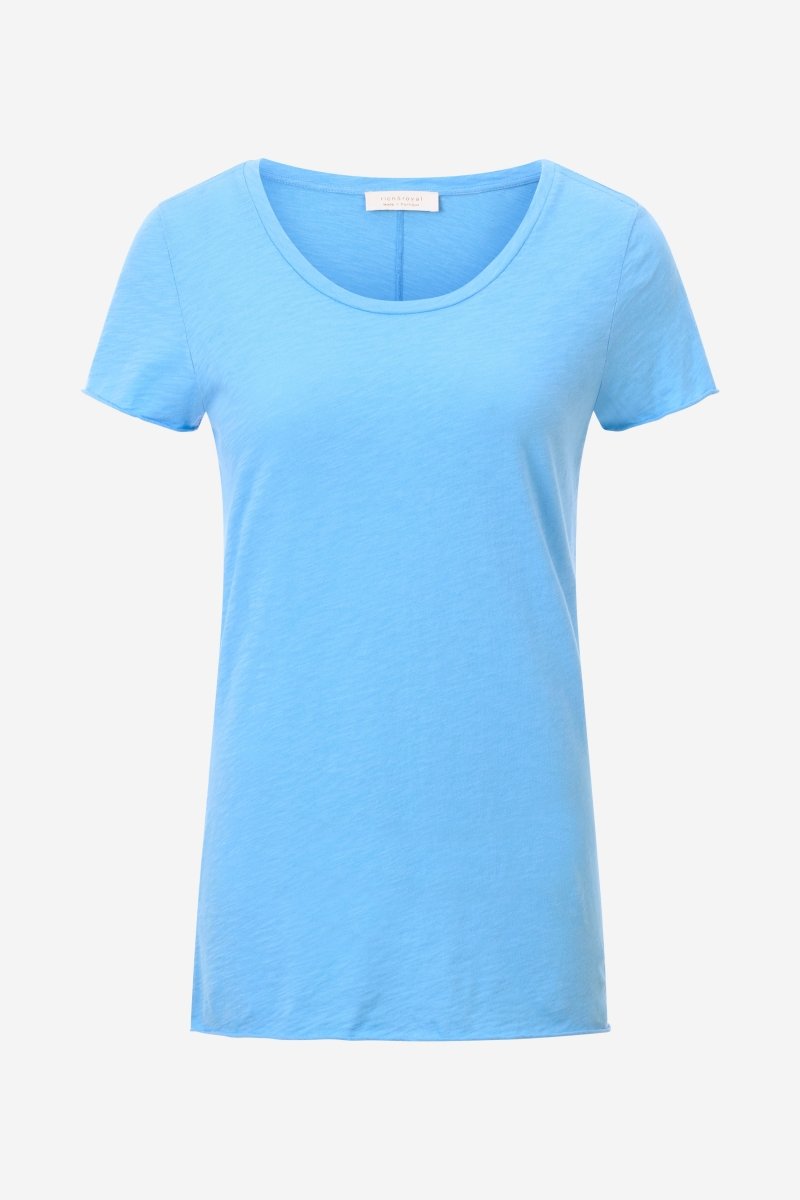 Eich & Royal Luftiges T-Shirt in Cruise Blue Clearance-Verkauf