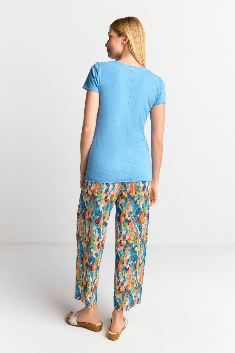 Eich & Royal Luftiges T-Shirt in Cruise Blue Clearance-Verkauf
