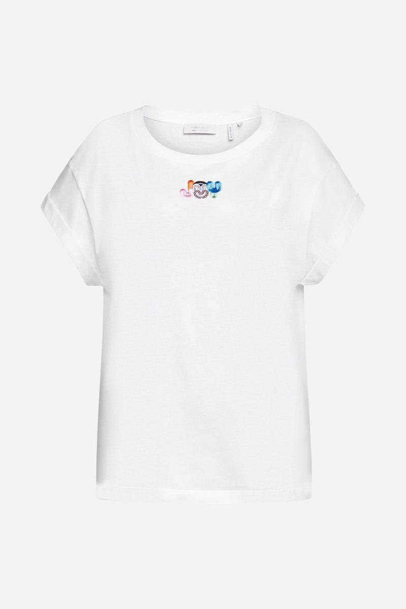 Eich & Royal Weißes T-Shirt mit Crew-Neck Kostenloser Versand international