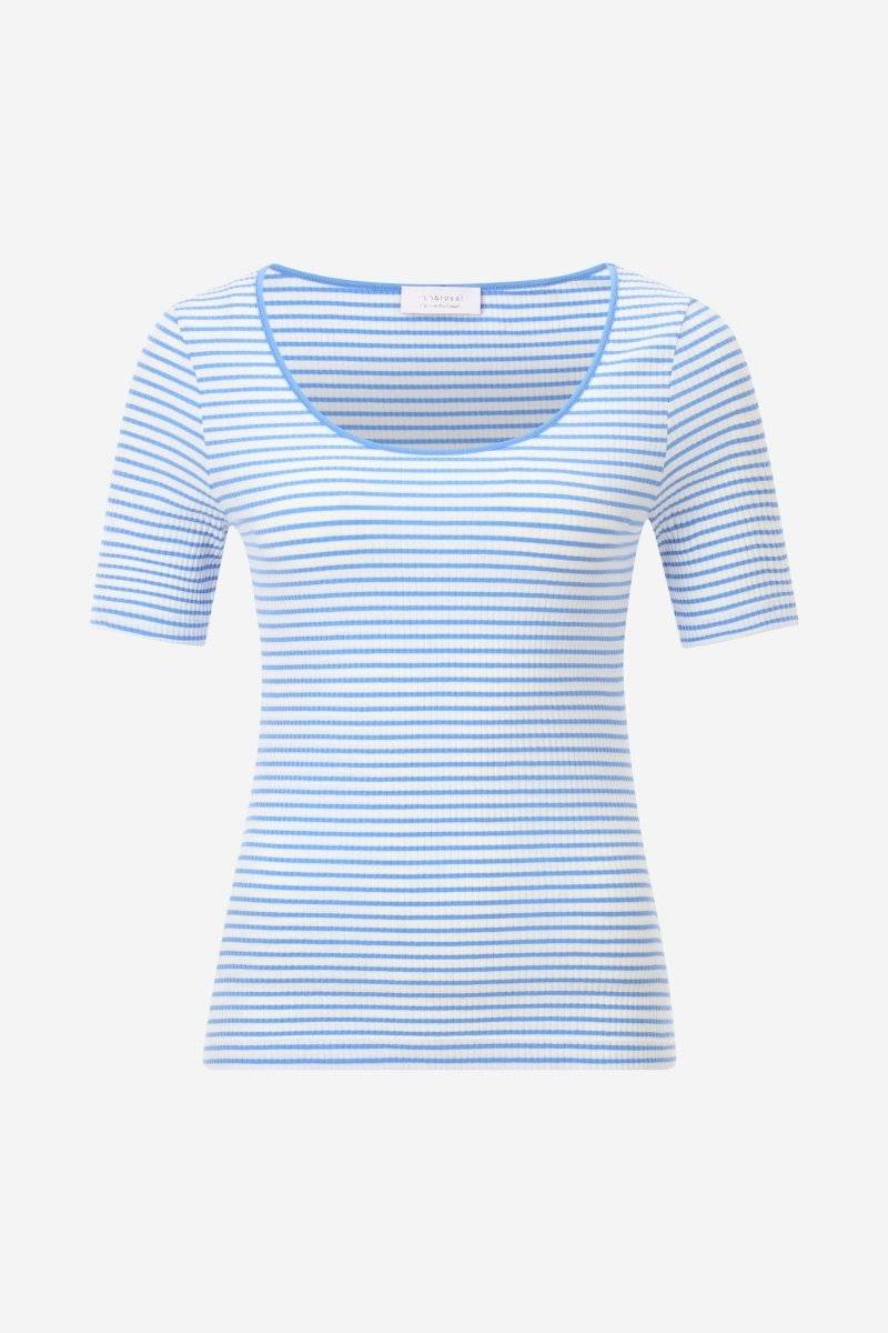 Eich & Royal Gestreiftes T-Shirt in feiner Rib-Struktur Begrenzt auf 3 Tage
