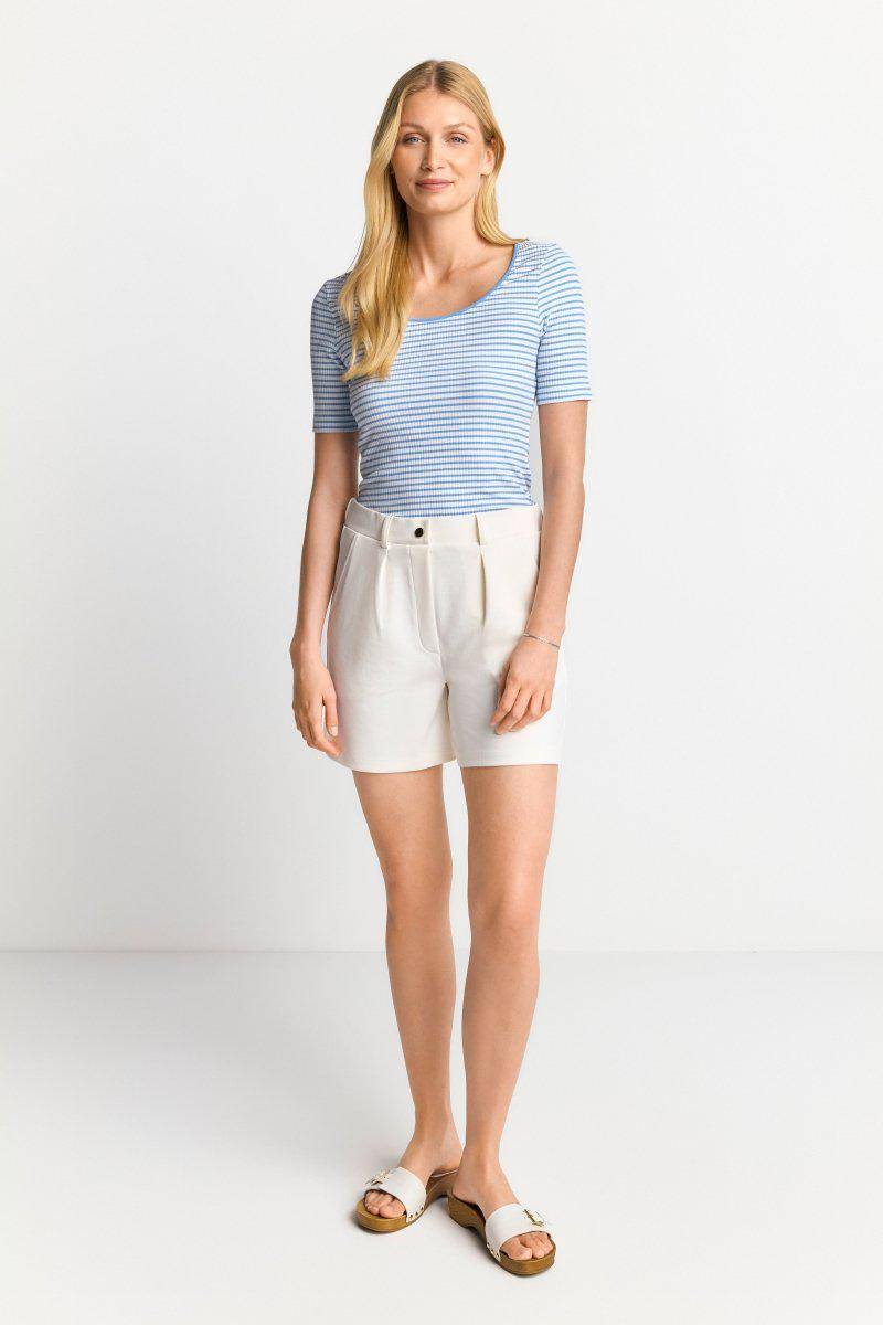 Eich & Royal Gestreiftes T-Shirt in feiner Rib-Struktur Begrenzt auf 3 Tage