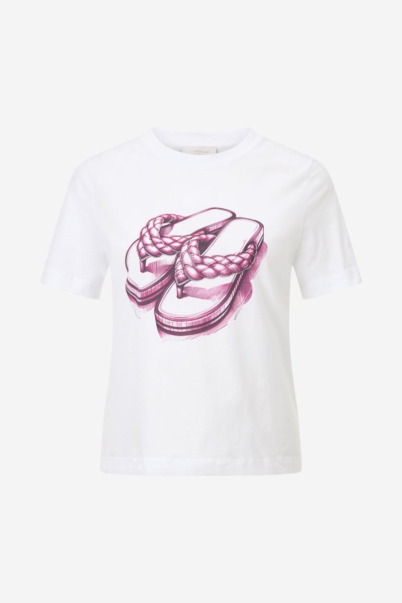 Eich & Royal T-Shirt mit strassverziertem Print Outlet