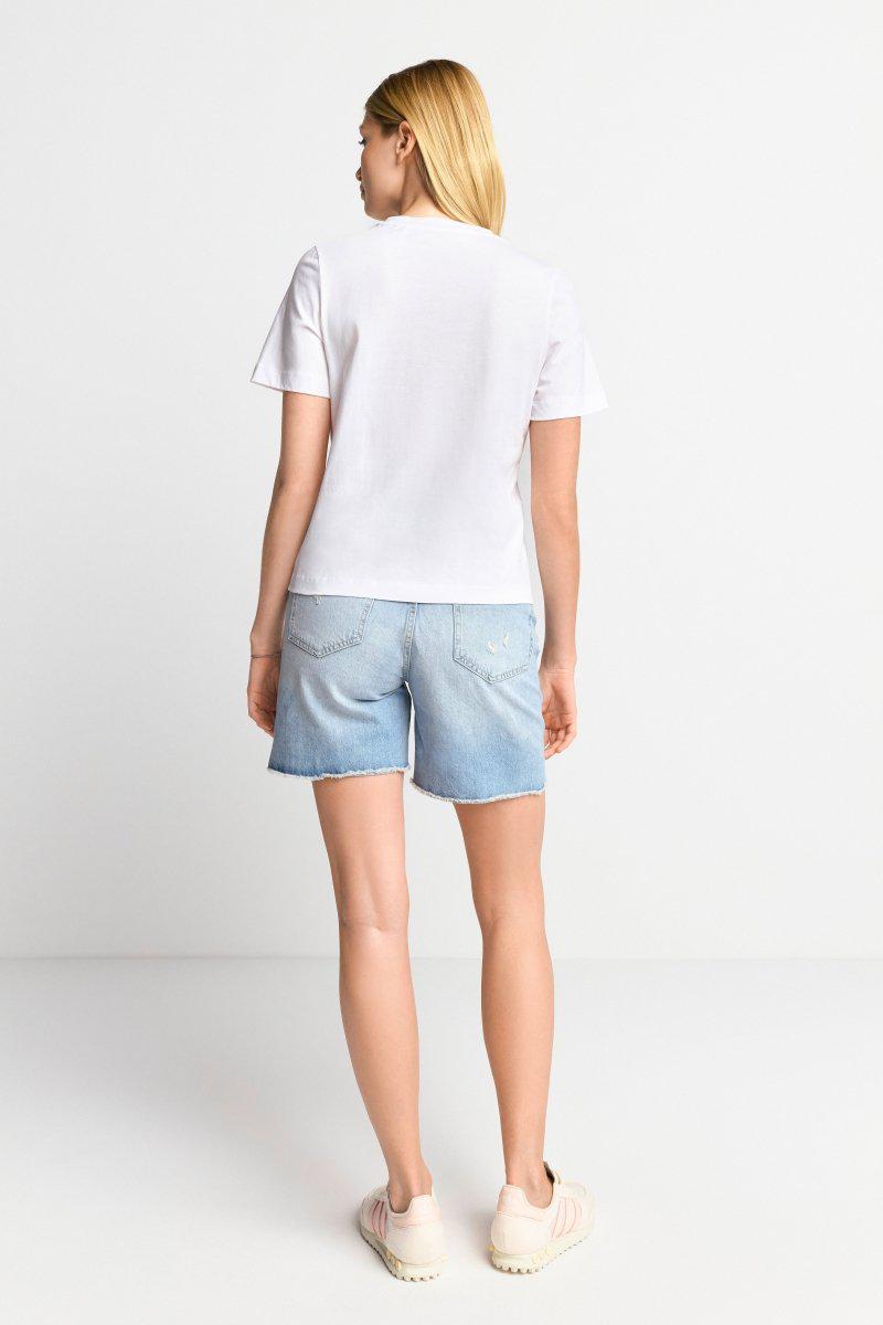 Eich & Royal T-Shirt mit strassverziertem Print Outlet