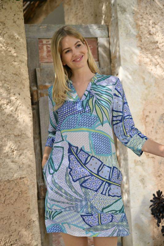 Ringella Kleid im Tunika-Stil mit 3/4 Arm Tiefpreis