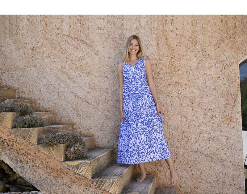 Ringella Maxikleid im Stufen-Look Begrenzte Freigabe