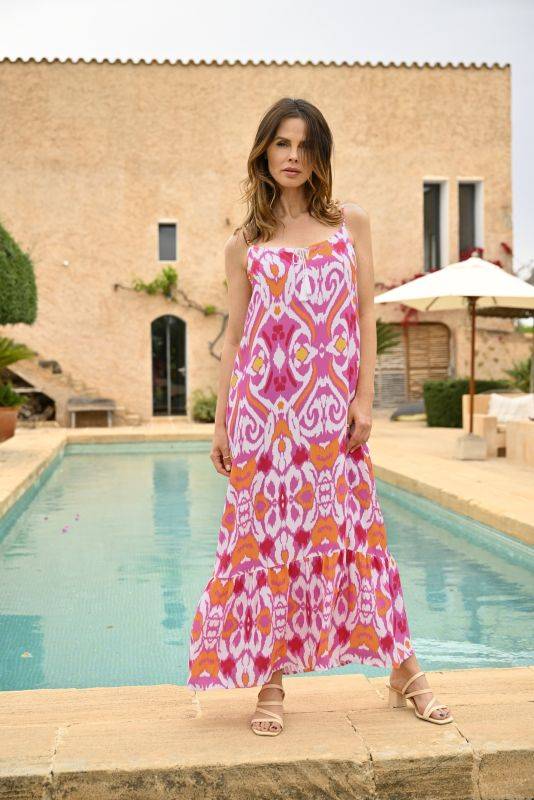Ringella Sommerkleid mit Spaghettiträgern und Volant Letzter Tag