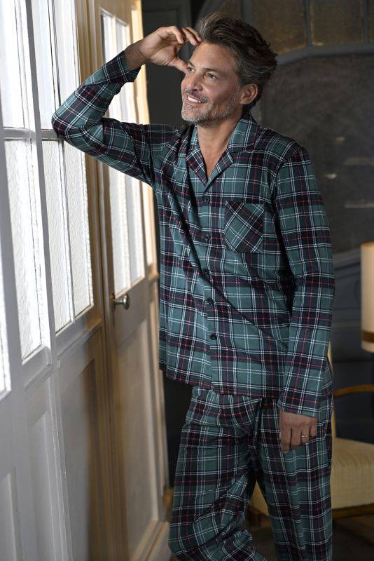 Ringella Pyjama mit durchgehender Knopfleiste zollfrei