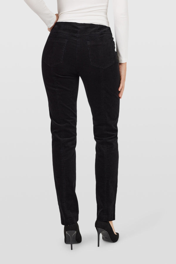 Robbe & Berking ROBELL BELLA CORD HOSEN SCHWARZ Black Friday Preise