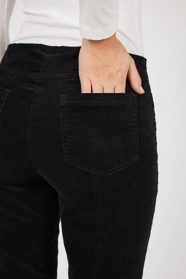 Robbe & Berking ROBELL BELLA CORD HOSEN SCHWARZ Black Friday Preise