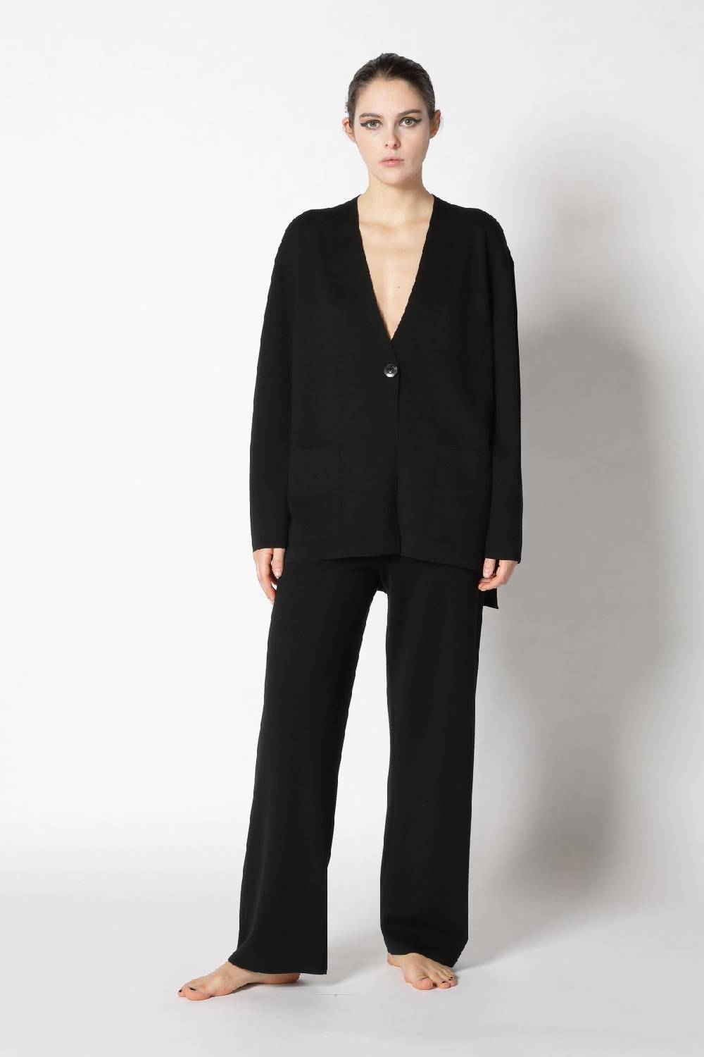 ﻿Sminfinity milano one button jacket + milano palazzo pants