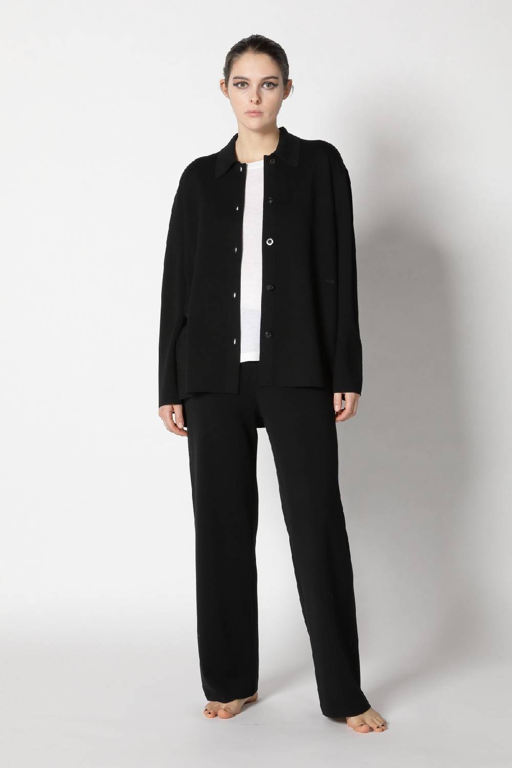 Sminfinity milano overshirt + milano palazzo pants Online Outlet