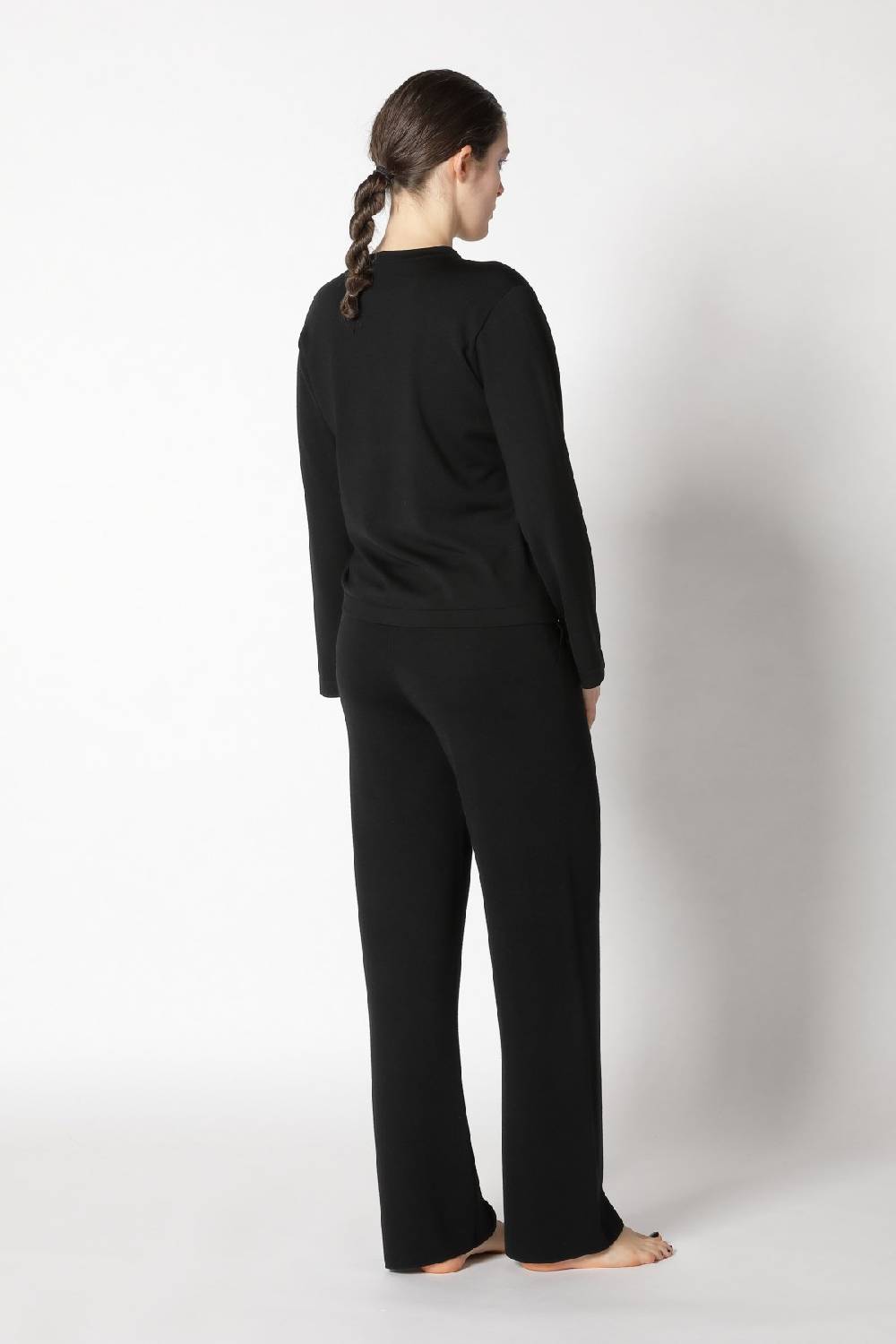 Sminfinity stretchy crewneck + milano palazzo pants Große Rabatte
