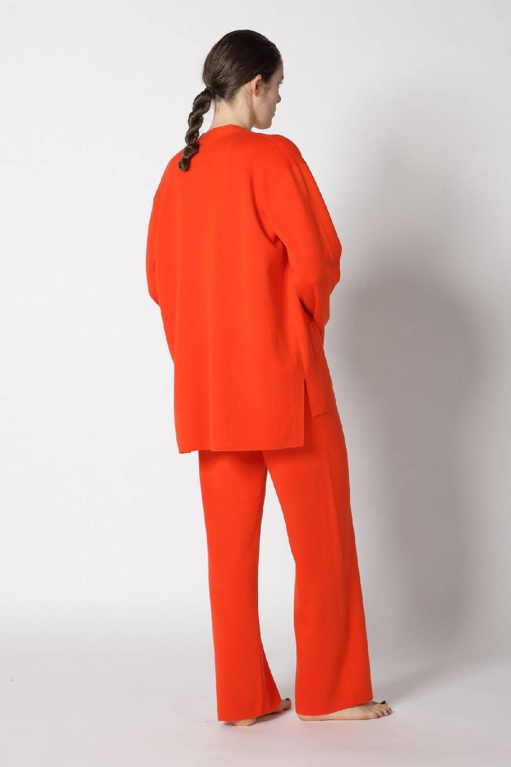 Sminfinity milano one button jacket + flowing cape jumper+ milano palazzo pants Kostenlose Rückgabe