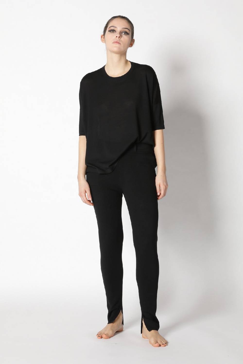 Sminfinity flowing cape jumper + milano slim cut pants Neueste Stile