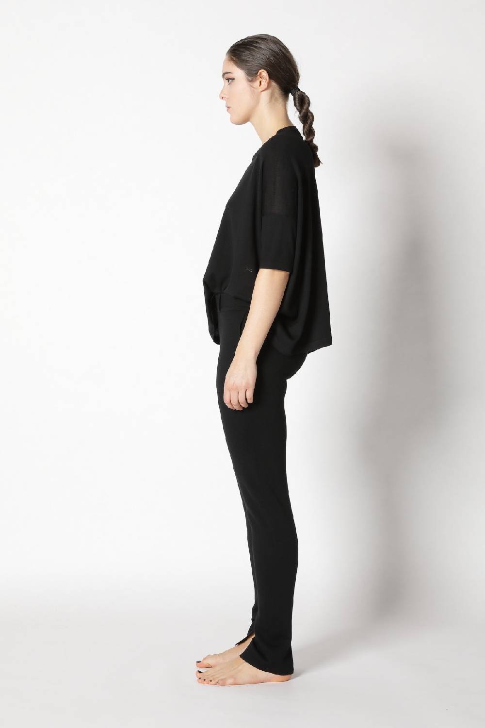 Sminfinity flowing cape jumper + milano slim cut pants Neueste Stile