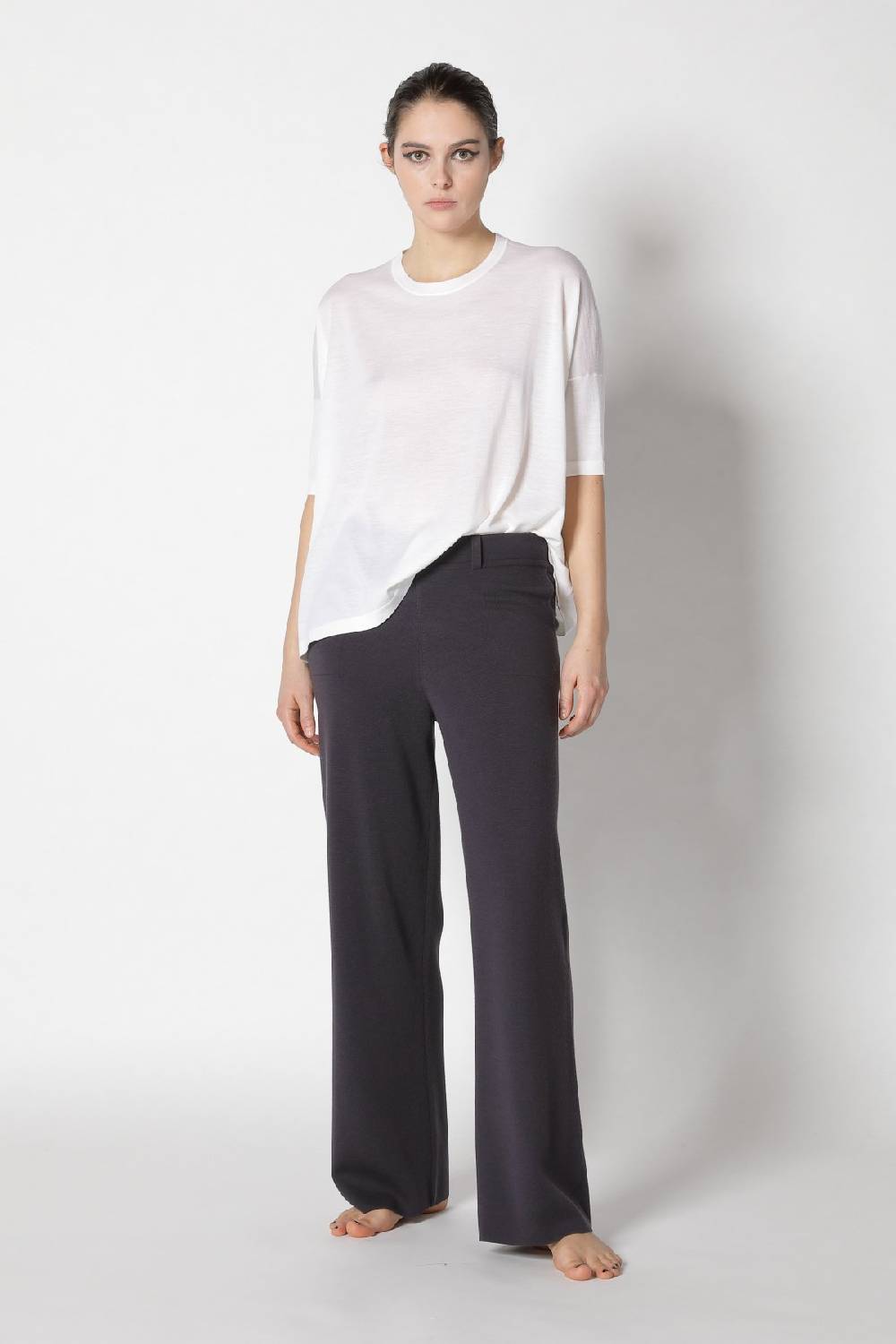 Sminfinity flowing cape jumper + milano palazzo pants