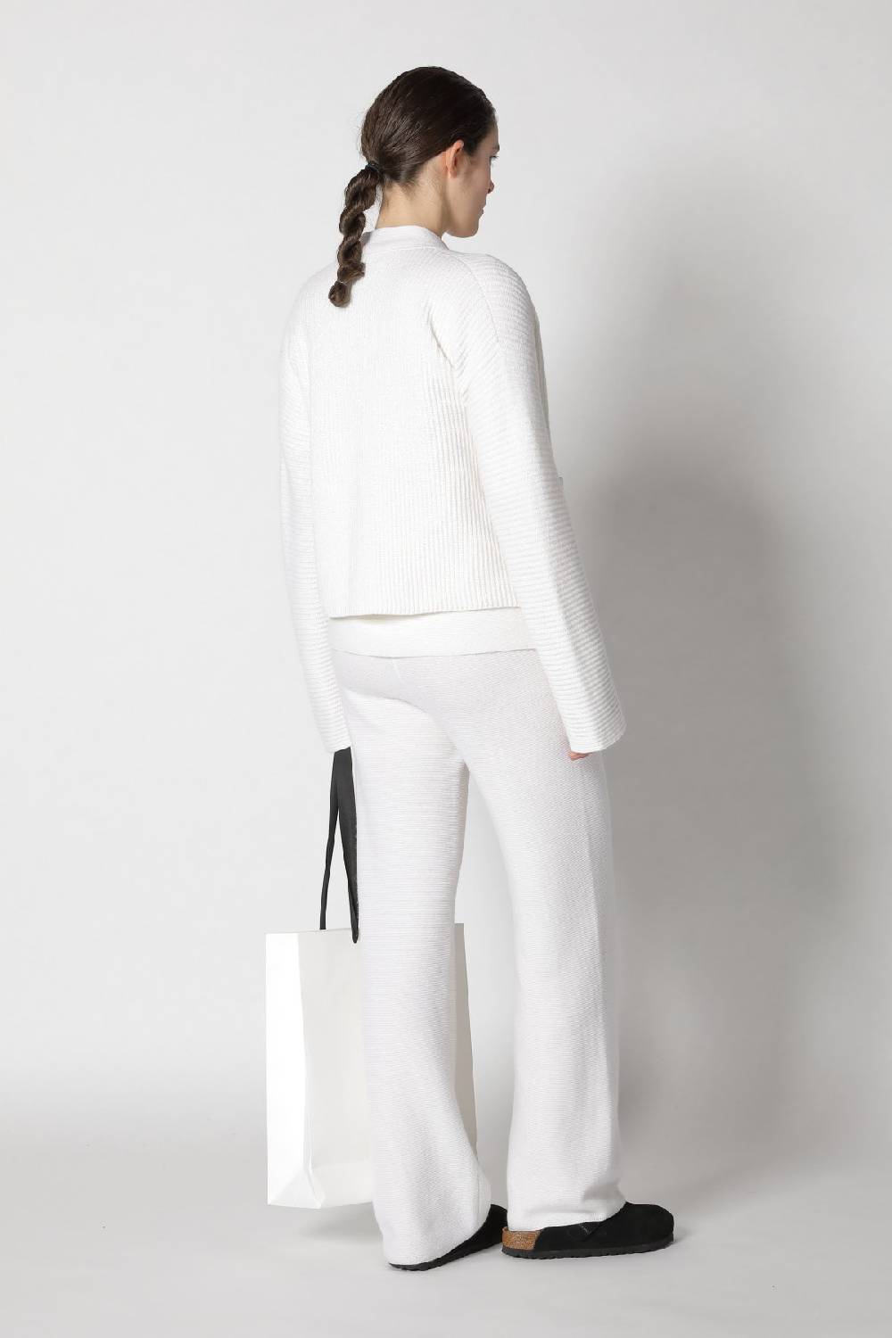 Sminfinity slouchy rib cardigan + garter T jumper + garter palazzo pants Sonderangebot der Fabrik
