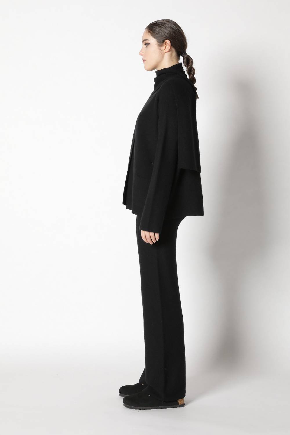 Sminfinity garter scarf jacket + garter palazzo pants Super Rabatt