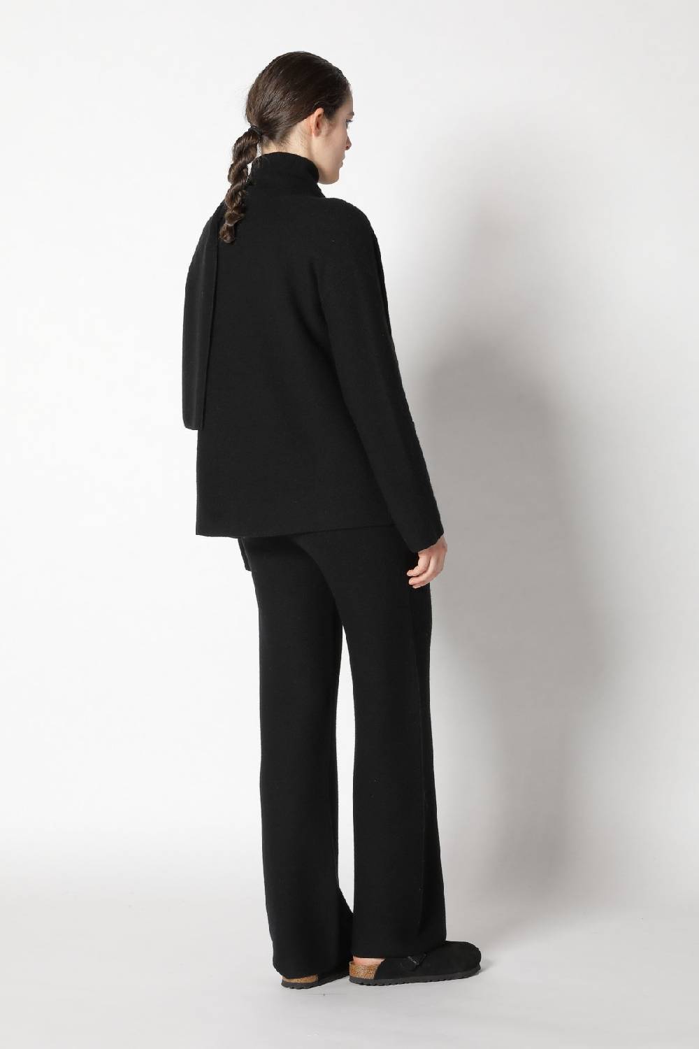 Sminfinity garter scarf jacket + garter palazzo pants Super Rabatt