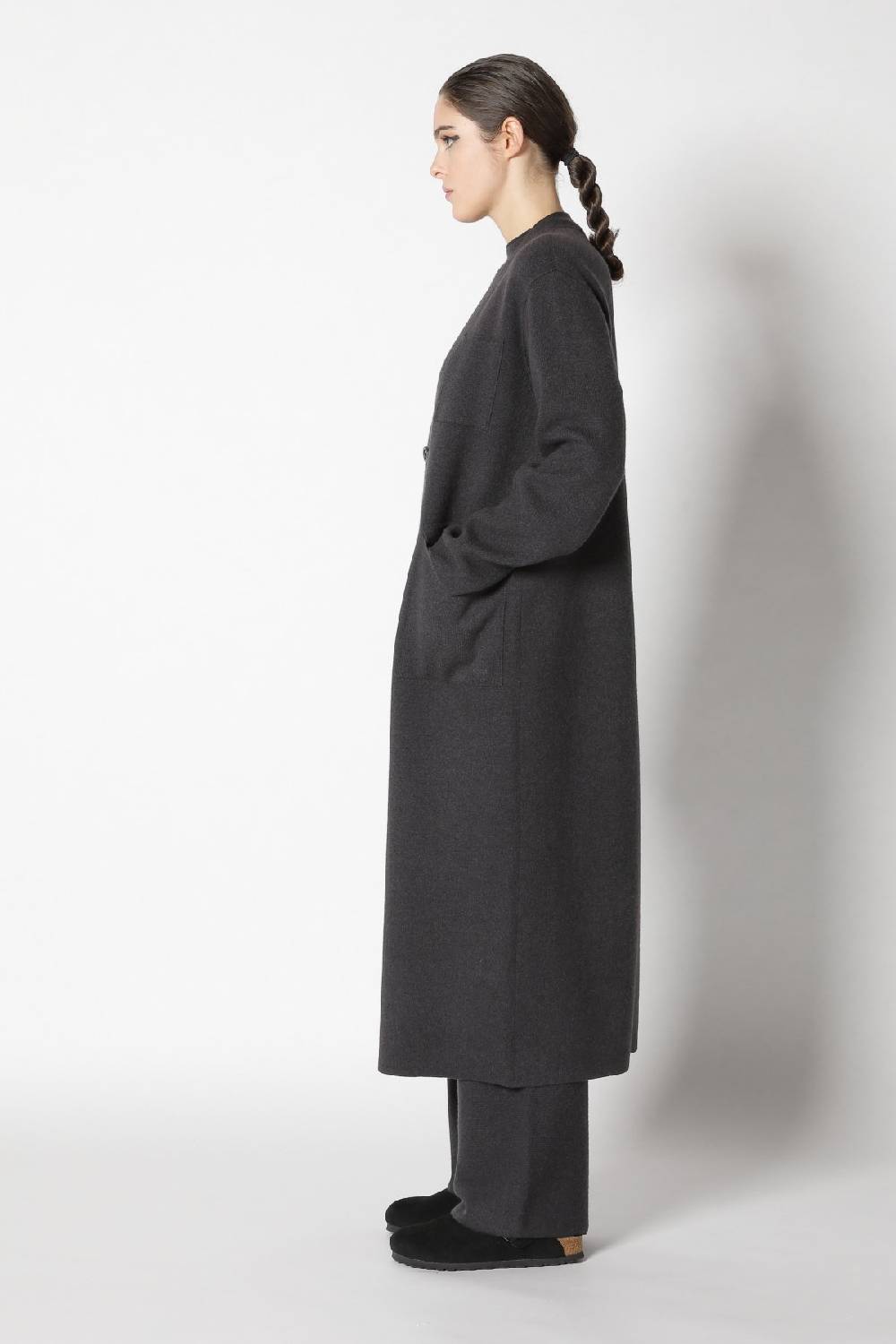 Sminfinity doubleface maxi coat + garter T jumper + garter palazzo pants zollfrei