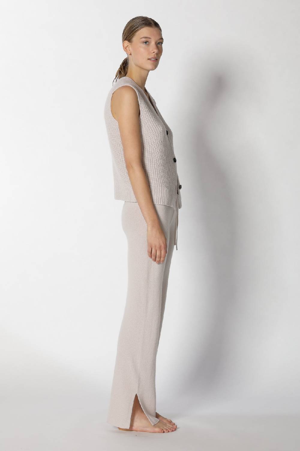 Sminfinity pure icon rib vest + pure slitted pants Outlet