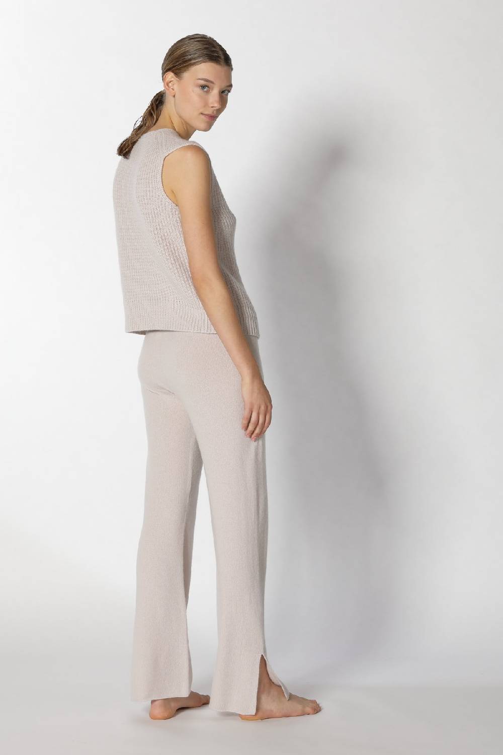 Sminfinity pure icon rib vest + pure slitted pants Outlet