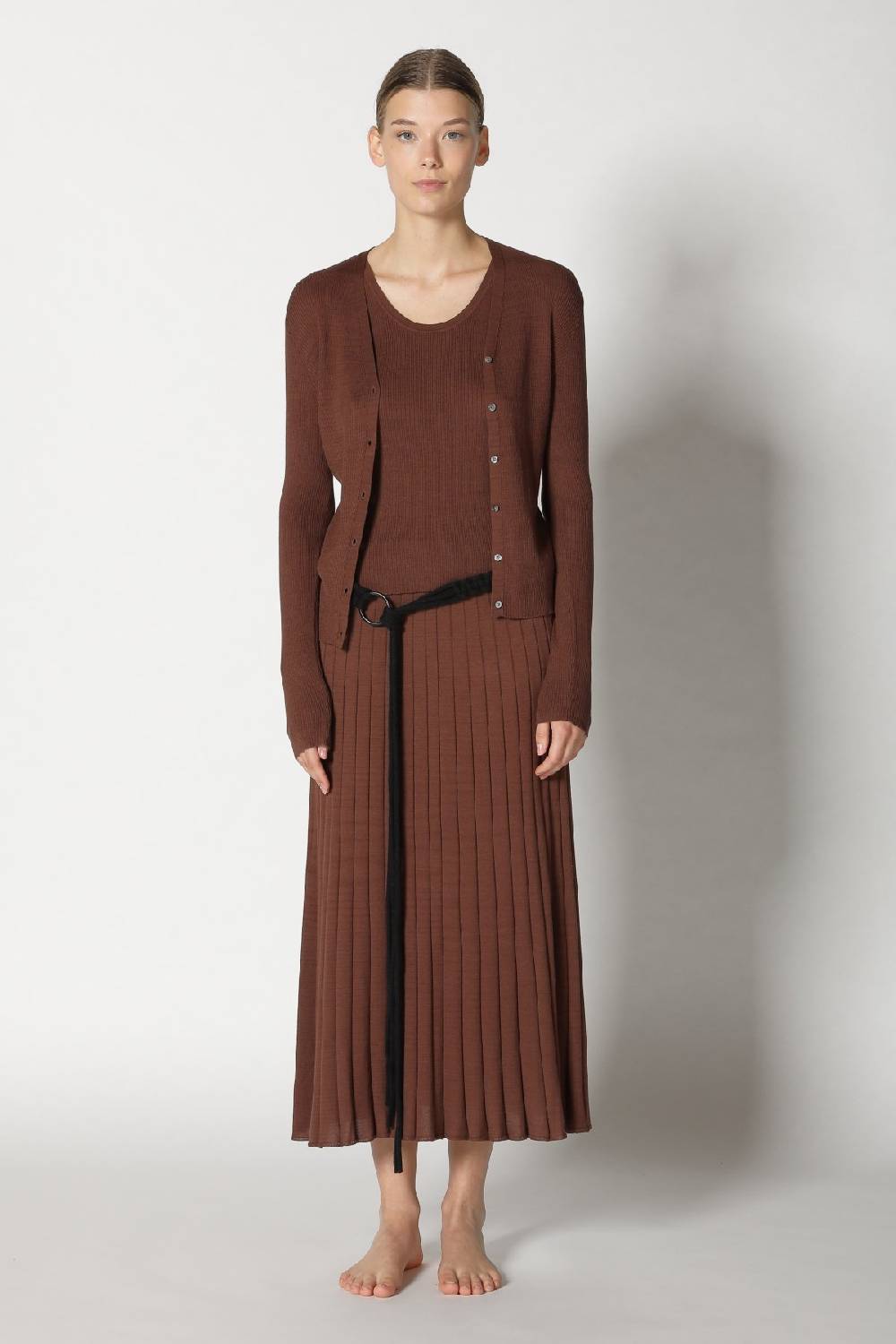 Sminfinity silky rib cardy + silky rib tank top + silky sun rib skirt + hang loose ring belt Angebote