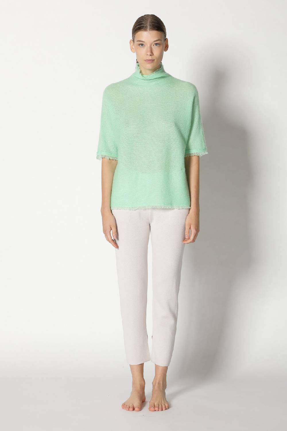 Sminfinity fluffy fringe turtle top + hang loose ring belt Rabatt