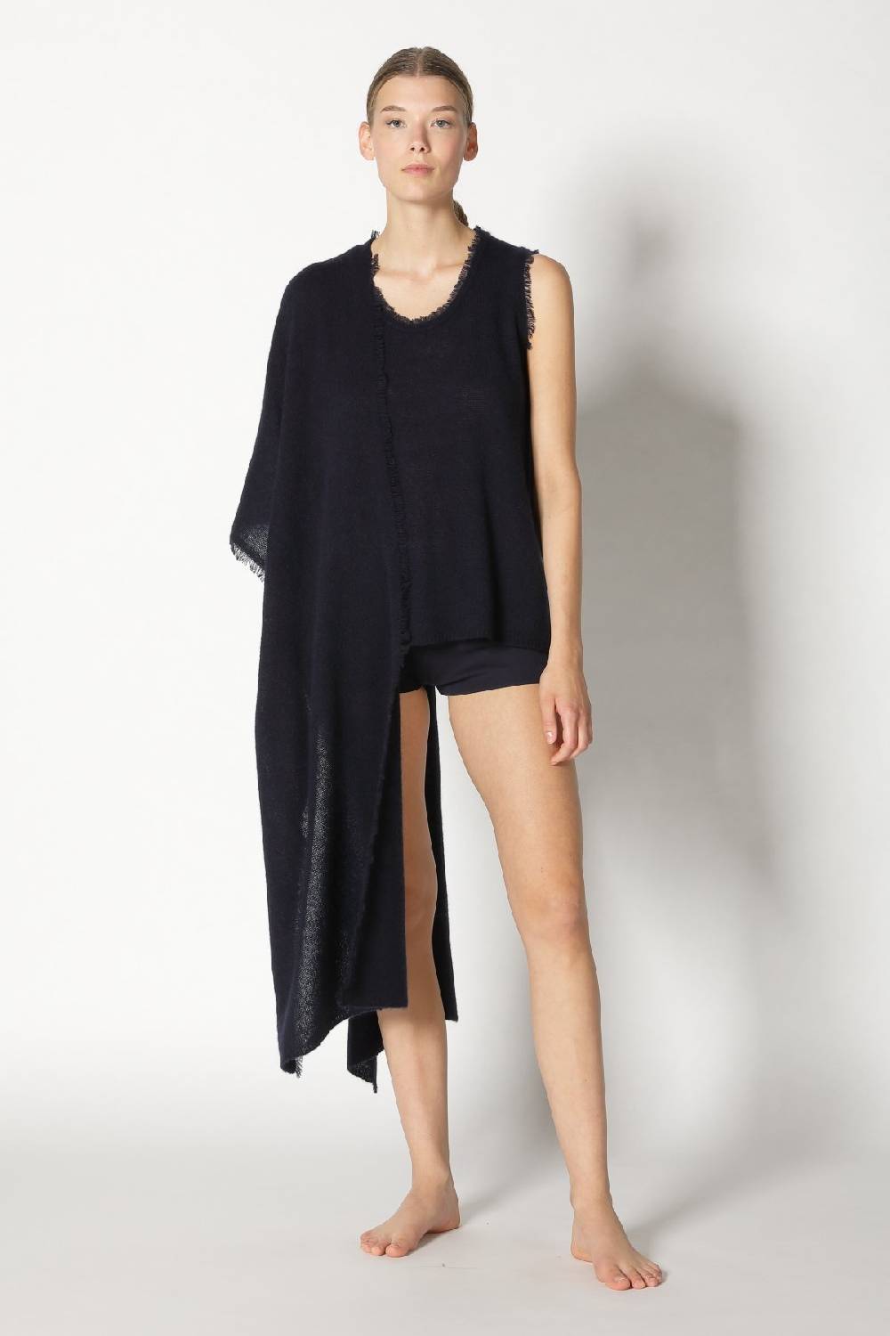 Sminfinity fluffy fringe plaid + fluffy fringe jacket + fluffy fringe crew top Heißer Verkauf