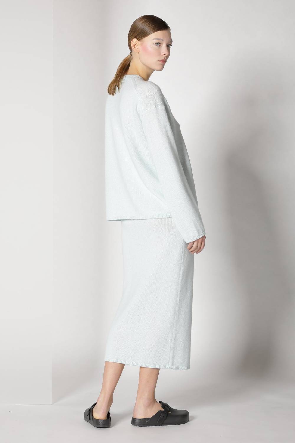 Sminfinity blurry ribbed scarf + blurry crew jumper + blurry tulip skirt Räumungsverkauf