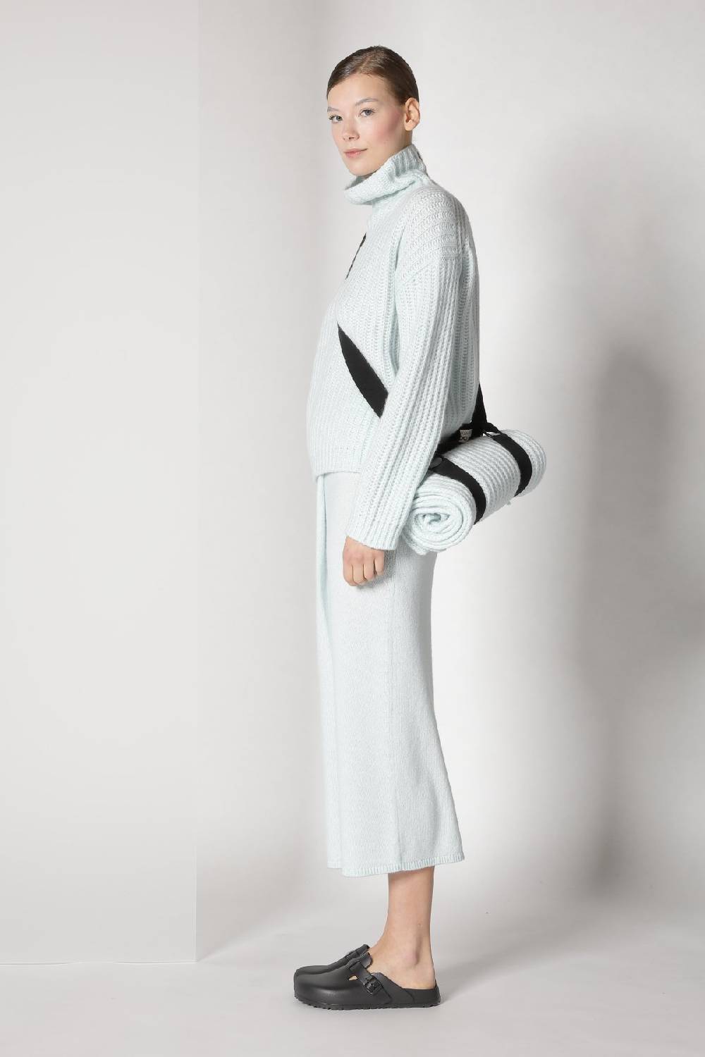 Sminfinity blurry ribbed scarf + blurry ribbed turtleneck + blurry tulip skirt Tägliche Deals