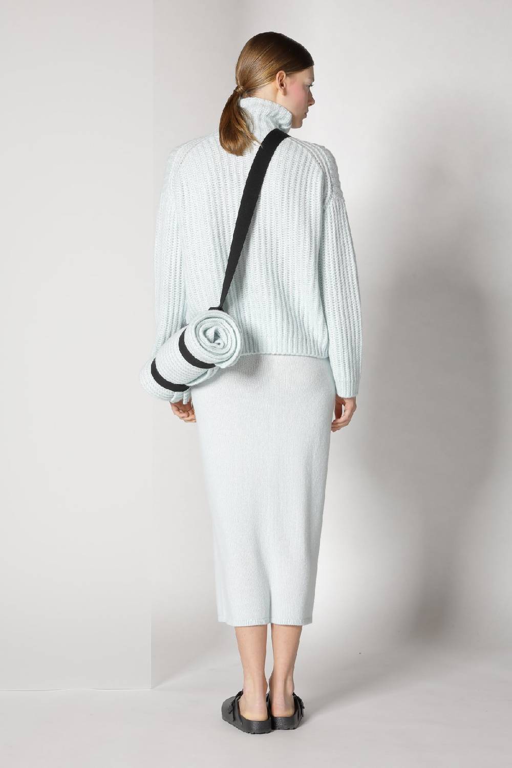 Sminfinity blurry ribbed scarf + blurry ribbed turtleneck + blurry tulip skirt Tägliche Deals