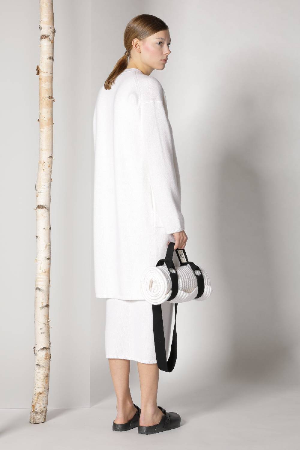 Sminfinity blurry long cardigan + blurry crew top + blurry tulip skirt Sonderangebote