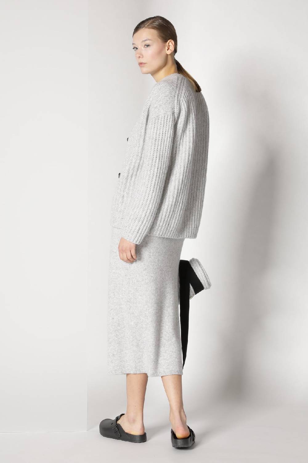 Sminfinity blurry ribbed cardigan + blurry crew top + blurry tulip skirt Letzte 2 Tage