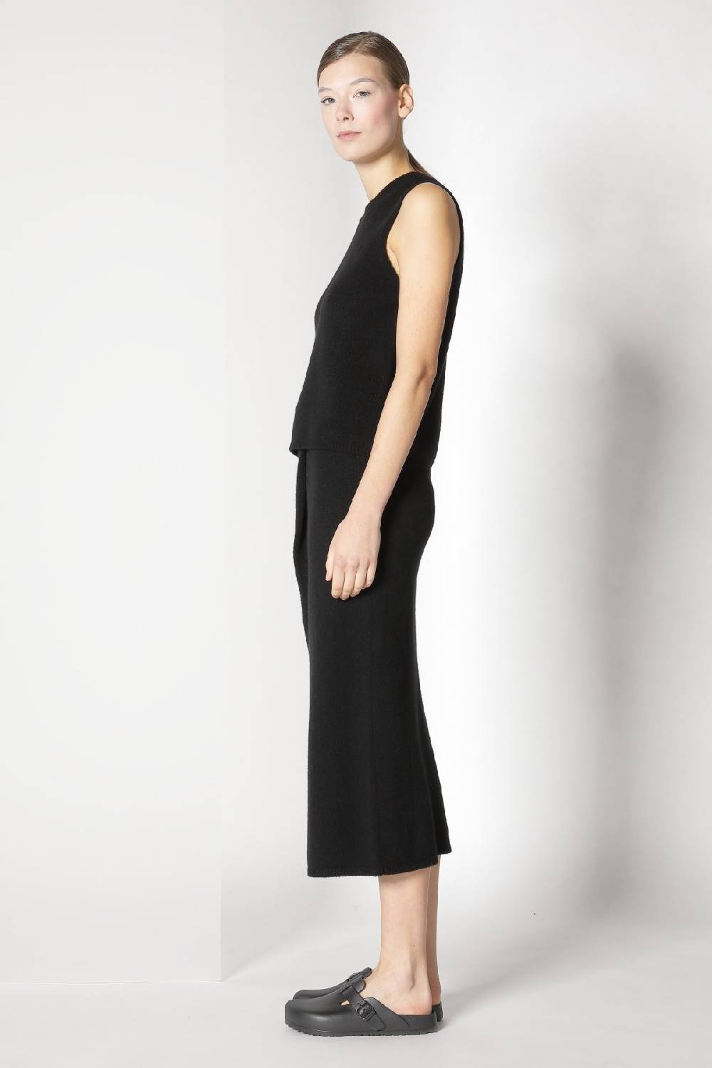 Sminfinity blurry ribbed zip-jacket + blurry crew top + blurry tulip skirt Letzter Tag