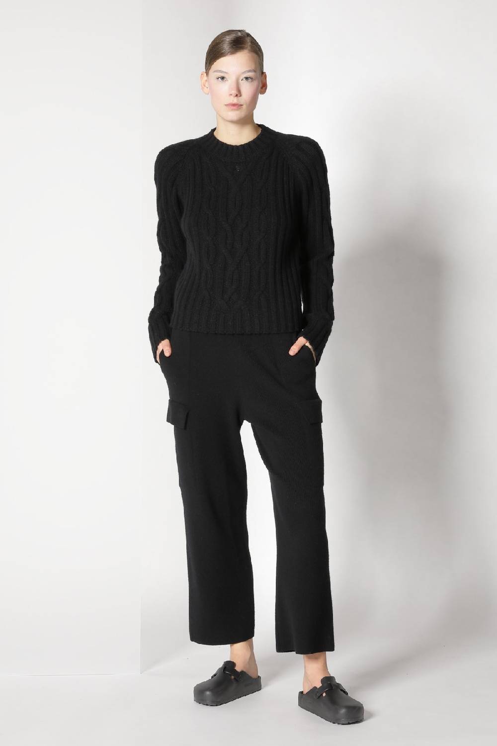 Sminfinity doubleface caban jacket + chilly cable jumper + chilly cargo pants Super Rabatt