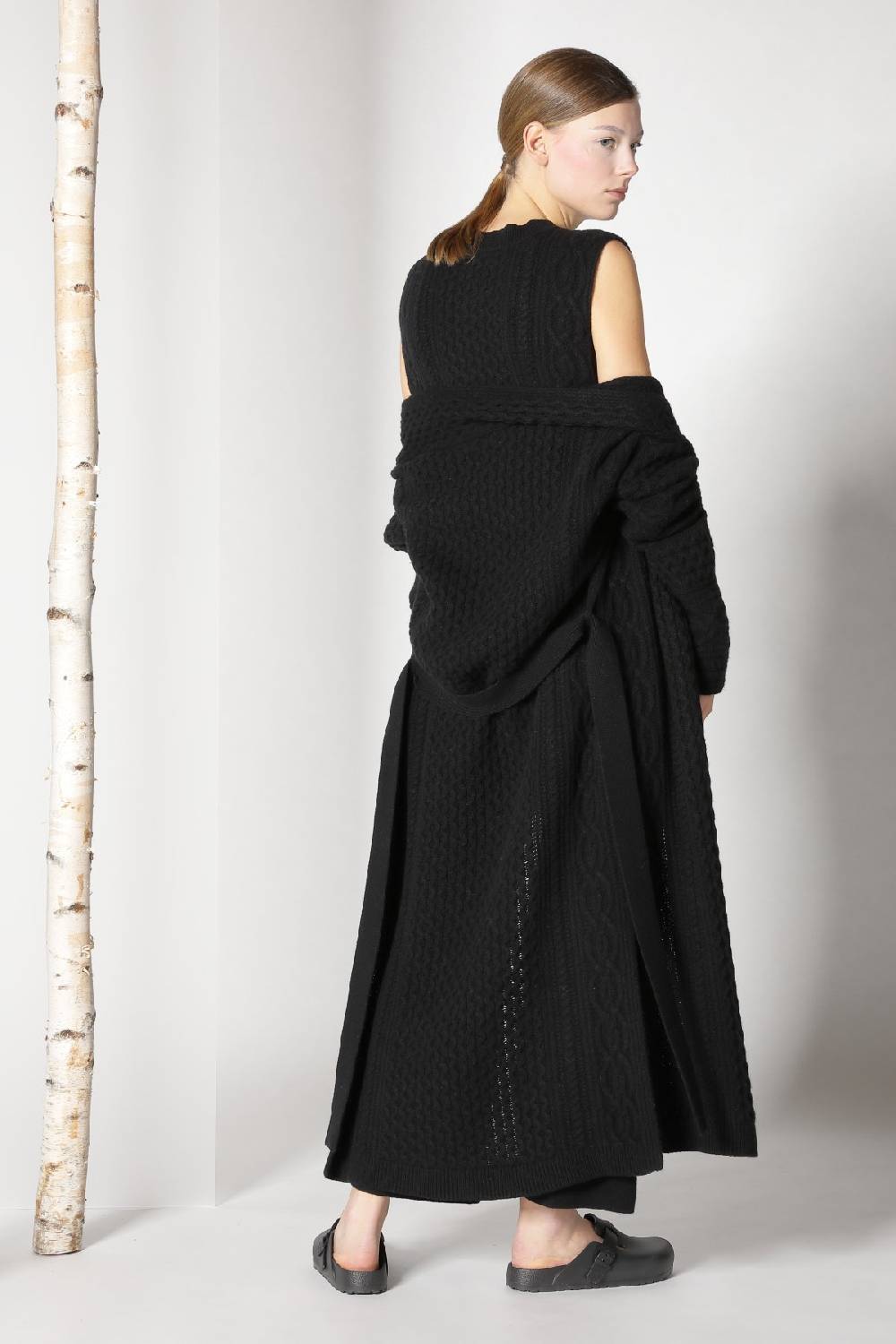 Sminfinity chilly cable maxi coat + chilly cable top + chilly cargo pants Clearance-Verkauf
