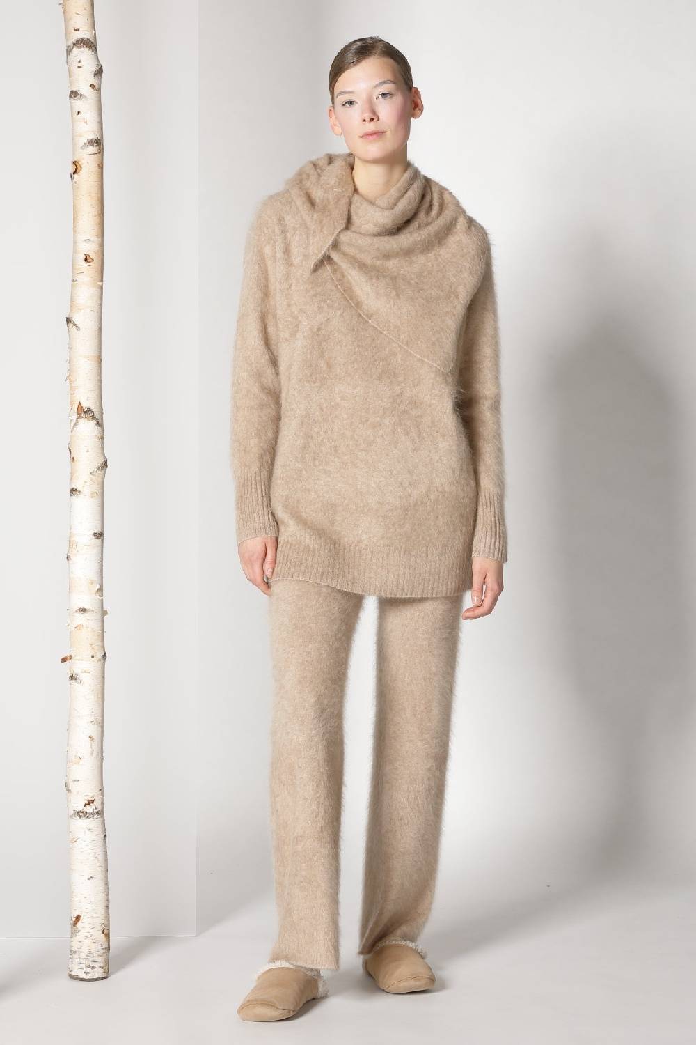 Sminfinity furry small triangle + furry boyfriend jumper + furry pants Black Friday Preise