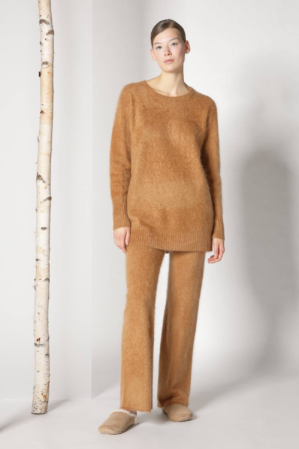 Sminfinity doubleface pea coat + furry boyfriend jumper + furry pants Im Verkauf