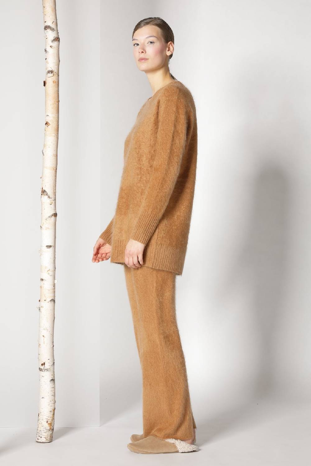 Sminfinity doubleface pea coat + furry boyfriend jumper + furry pants Im Verkauf