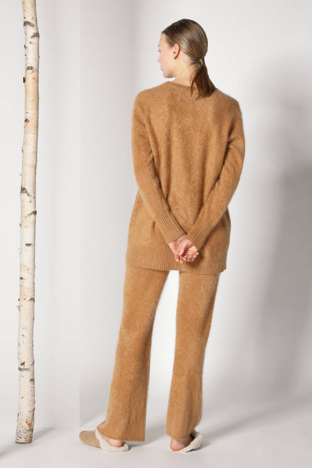 Sminfinity doubleface pea coat + furry boyfriend jumper + furry pants Im Verkauf