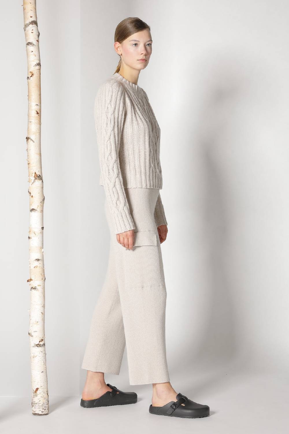 Sminfinity doubleface pea coat + chilly cable jumper + chilly cargo pants zollfrei