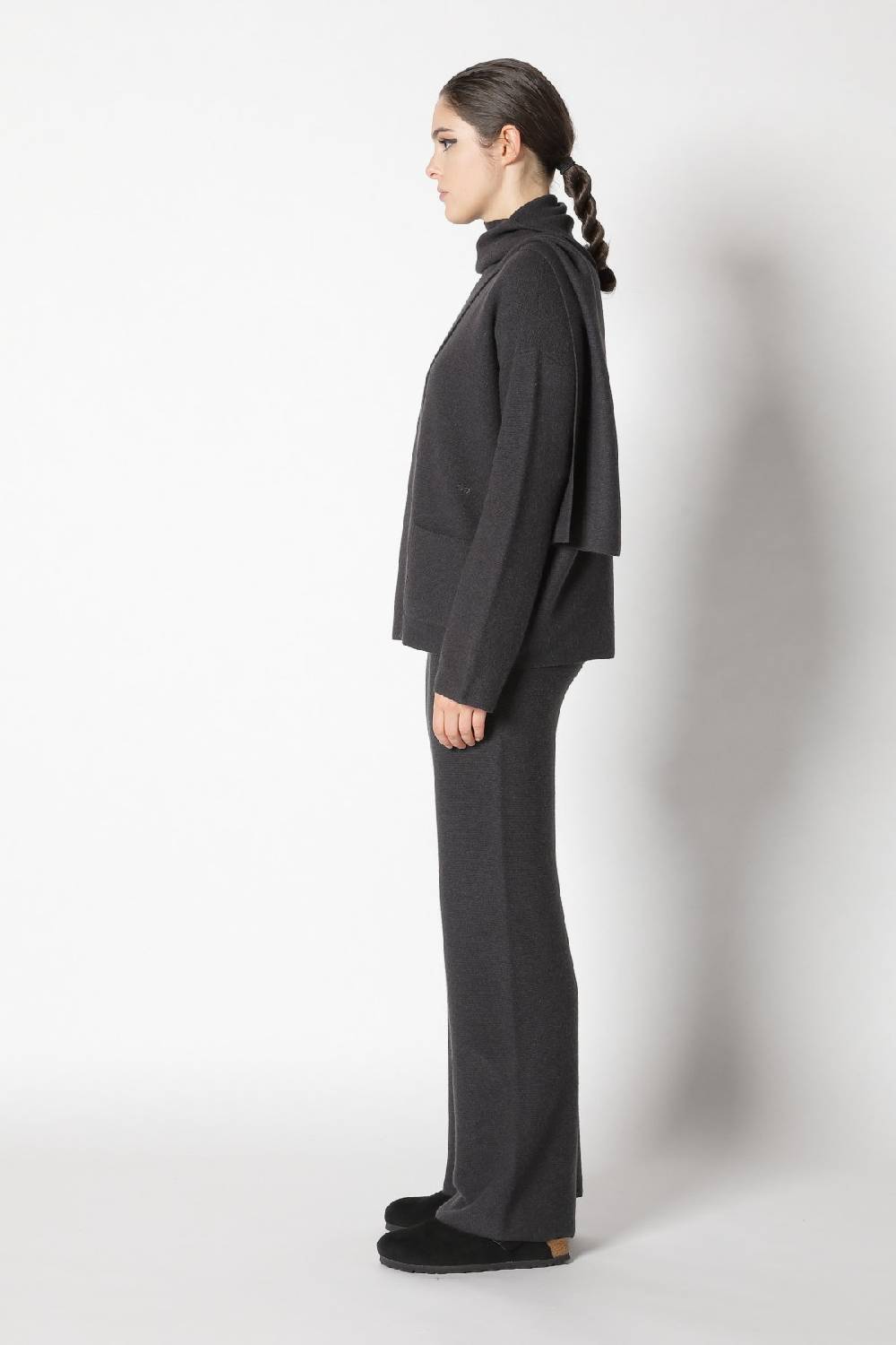 Sminfinity garter scarf jacket + garter T jumper + garter palazzo pants Kostenloser Versand