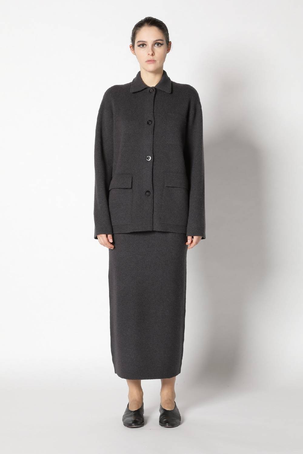 Sminfinity doubleface shirtjacket + garter triangle + garter maxi skirt Limitierter Zeitrabatt