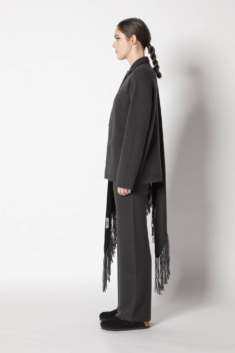 Sminfinity doubleface shirtjacket + garter palazzo pants Fabrik Onlineshop